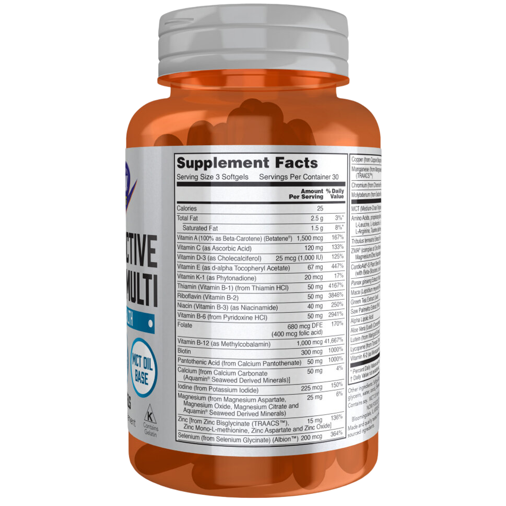 Now Foods Men's active sports multi 90 softgels , Мужские витамины