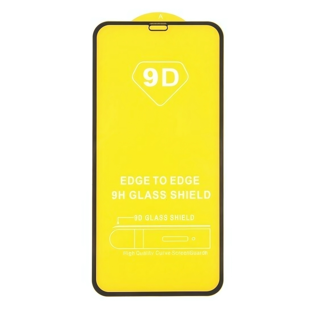 Стекло для iPhone 11/XR на полный экран в тех.упак. (в комп. 25 шт), 010630-25 Черный CM