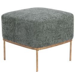 Банкетка Monstera Deliciosa (Монстера) Квадро Лазурный Амбер