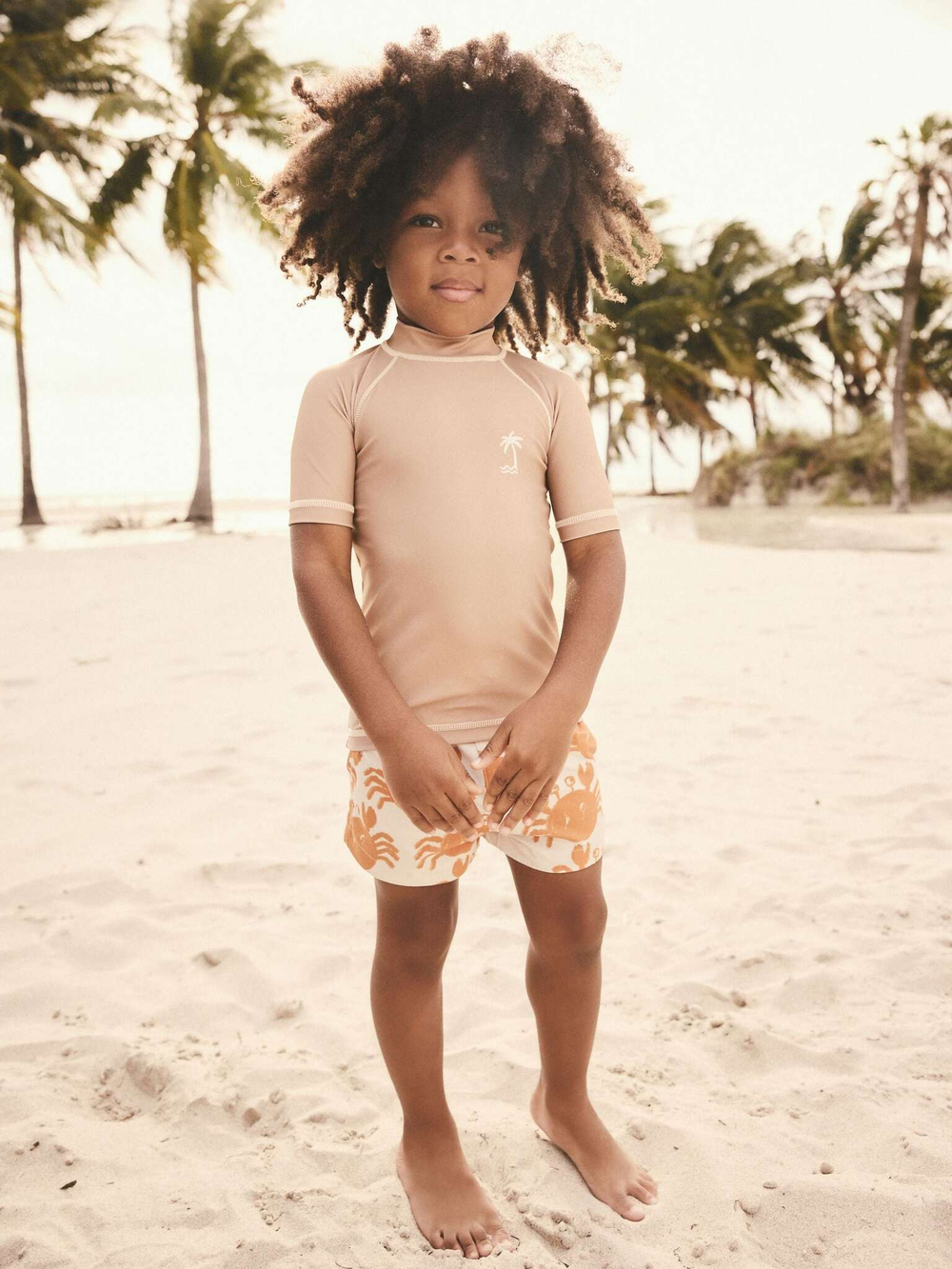 Рашгард для мальчика Next E22-293, Бежевый