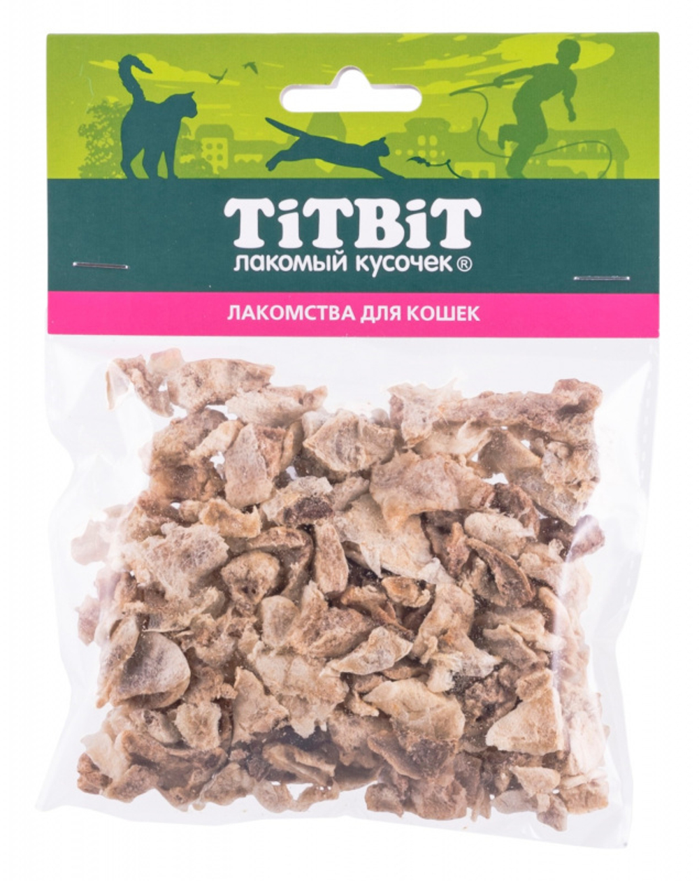 TitBit лакомство для кошек Легкое говяжье мягкая упаковка 8 гр.