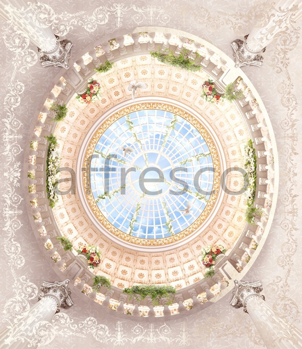 Фрески и фотообои, Сюжеты для потолков, арт. 9801