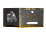 Массажная свеча с ароматом розы Massage Candle Rose Scented - 100 гр. (Цвет: черный)