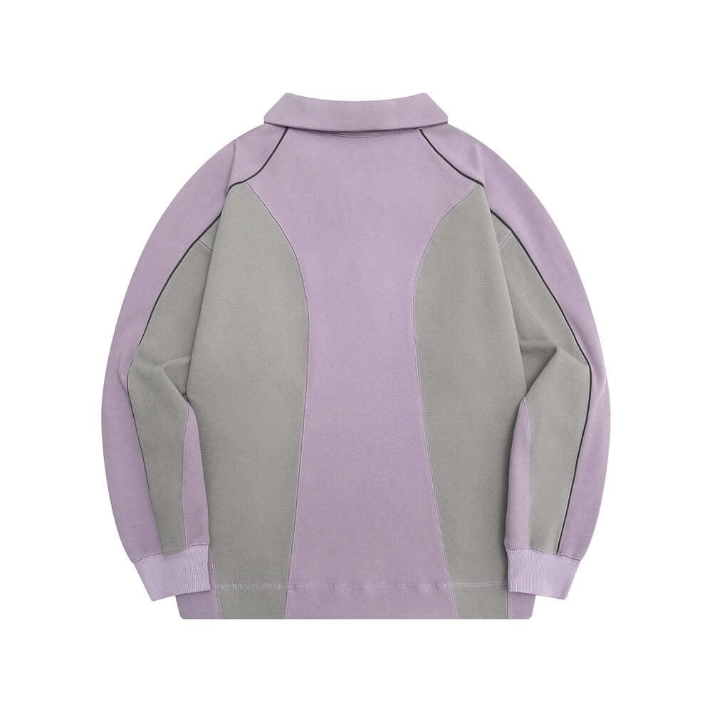 Толстовка Ymkashix College star фиолетовая / серая