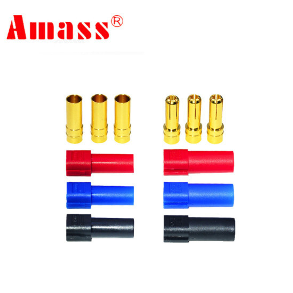 Разъем XT150 F+M Amass (Мама-Папа) черные