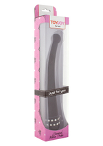 Чёрный вибратор DIAMOND INTENSE PROBE - 21,5 см.