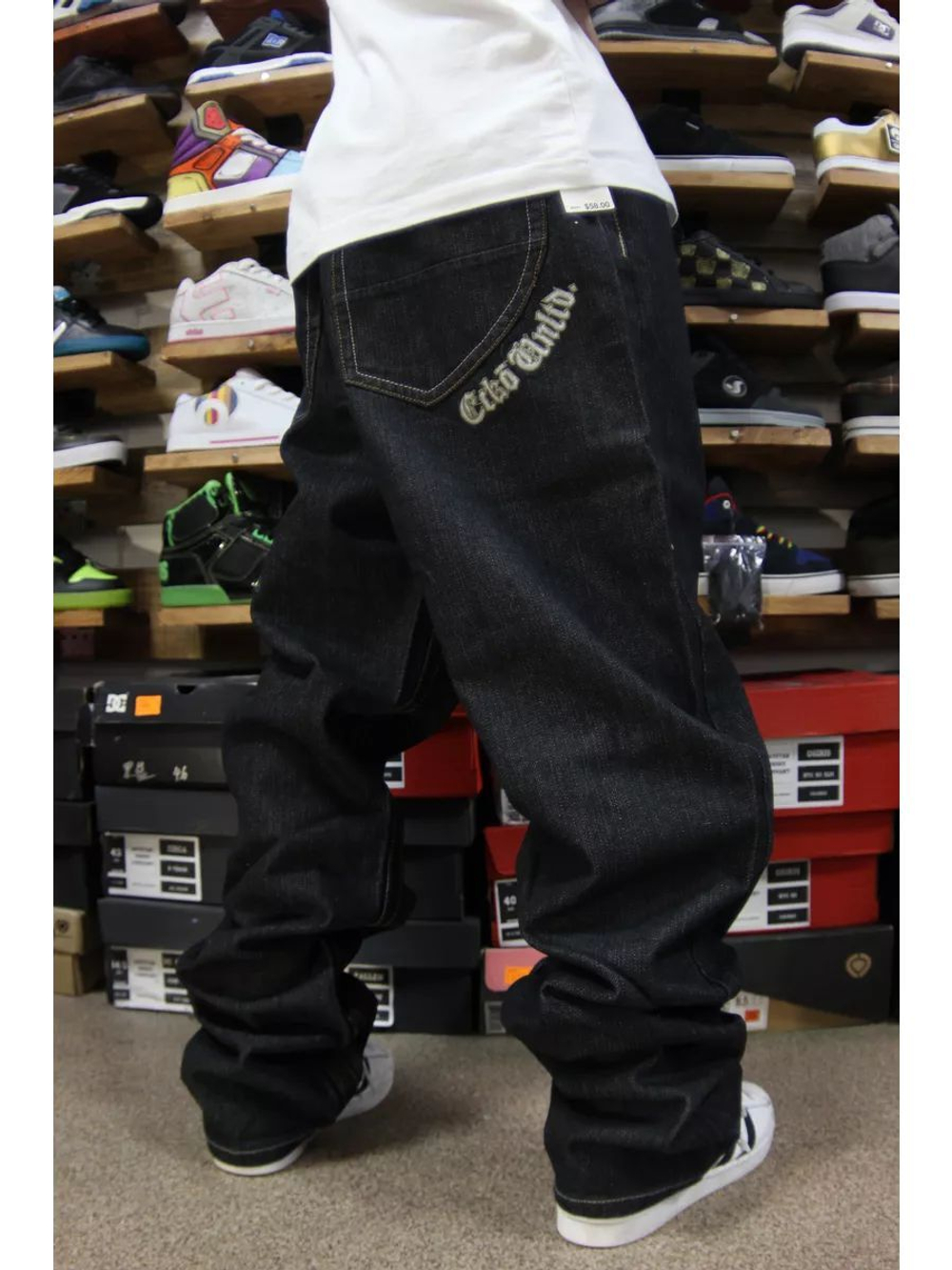 Джинсы прямые широкие трубы от Savitar Shoes Company