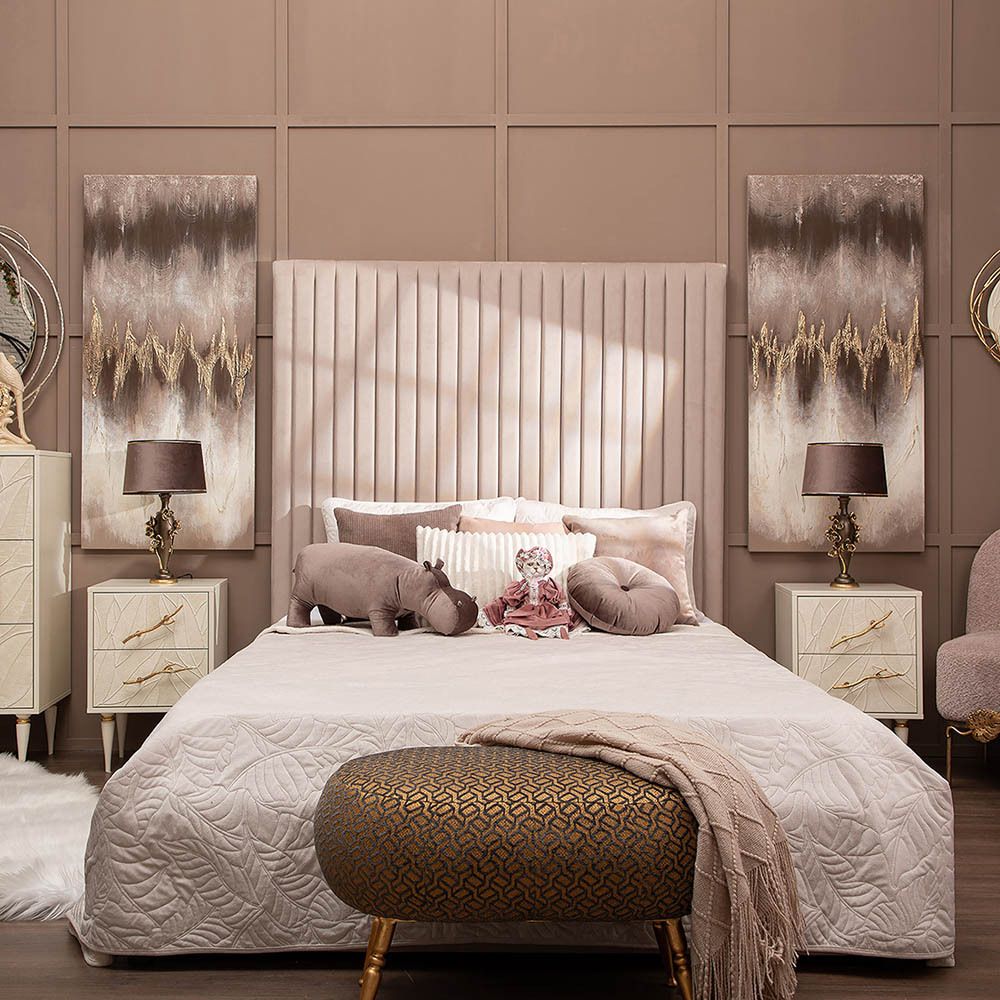 Тумба Арт Колор leaves Классик Голд Кремовый белый