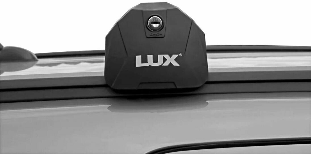 Багажник LUX SCOUT для Volvo XC60, внедорожник (2008-2017), на интегрированные рейлинги, серебристый, арт.601171