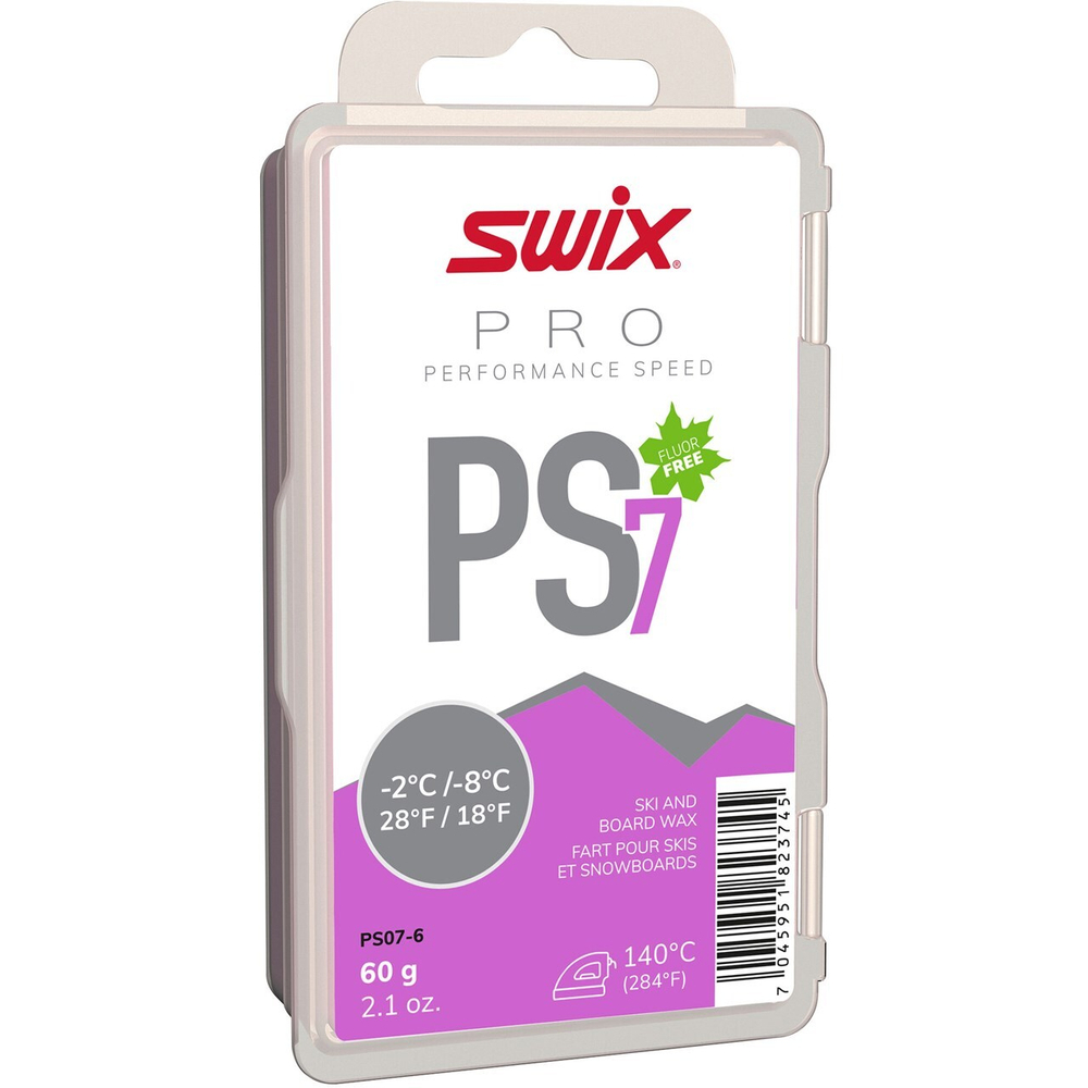 SWIX парафин универсальный PS07 Violet -2°C/-8°C 60г