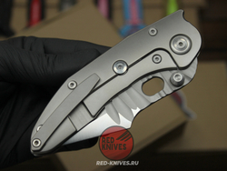 Нож Borka Blades Custom STITCH - рукоять титан, сухарь, ограниччитель