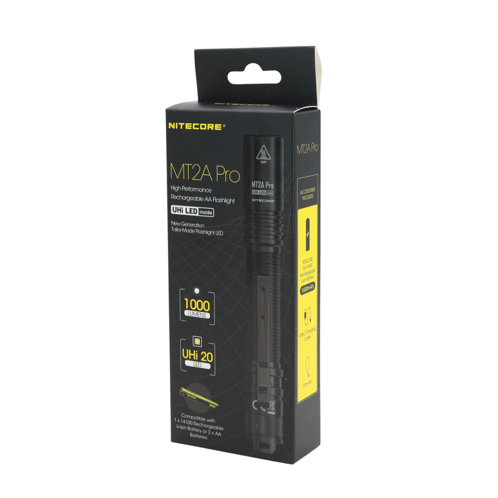 Фонарь светодиодный ручной Nitecore MT2A Pro, 1000 лм., АА