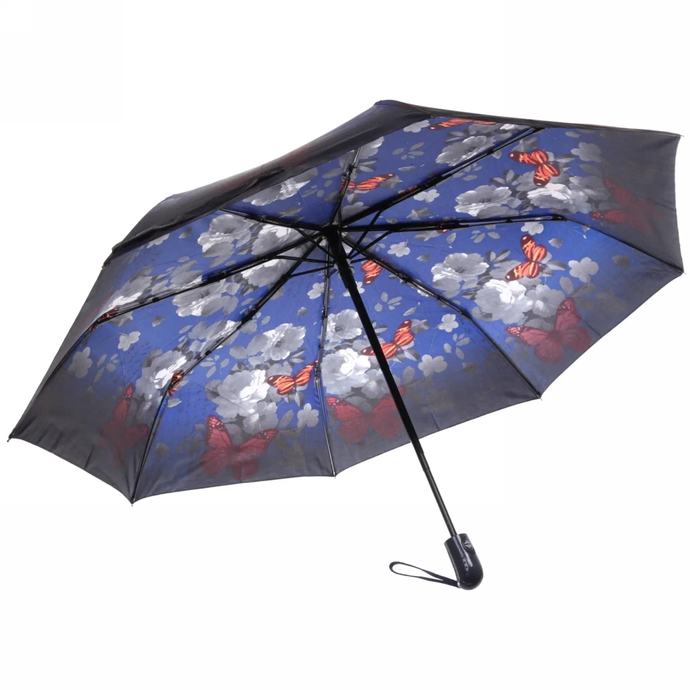 Зонт женский автомат «Ultramarine - Деметра», микс, d-96, длина в слож. виде 28 см