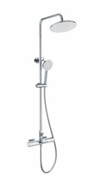 Душевая система с термостатом WONZON & WOGHAND Plate, Хром (WW-C3017-A-CR)
