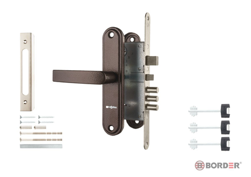 Замок Врезной ЗВ 9-8,3/13 Просам антик левый 1-146