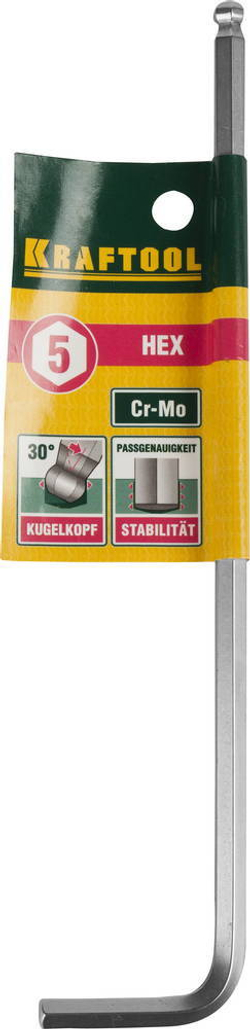 KRAFTOOL Hex 5, длинный имбусовый ключ (27437-5)