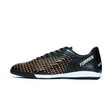 Бутсы зальные подростковые TORRES FLEX-J, TS134232-124-37, р.37, чёрно-оранжевый