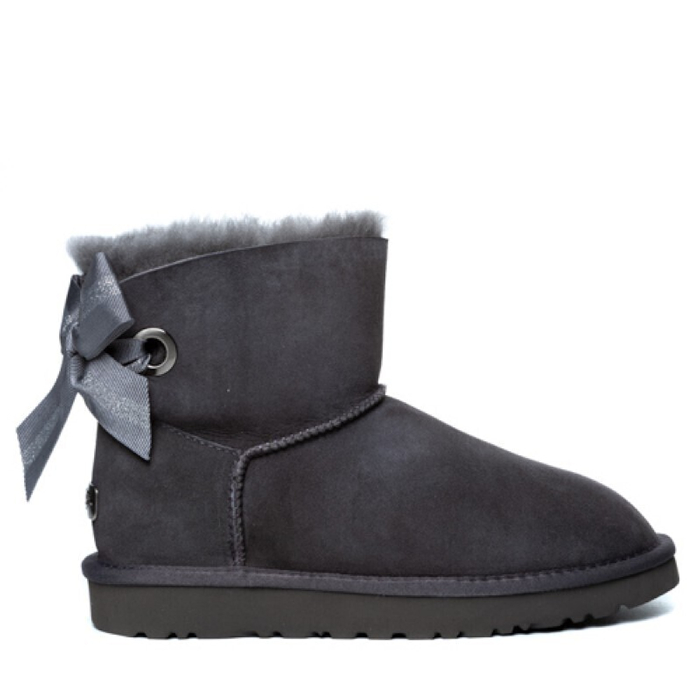 Угги Bailey Bow Mini Customizable Grey