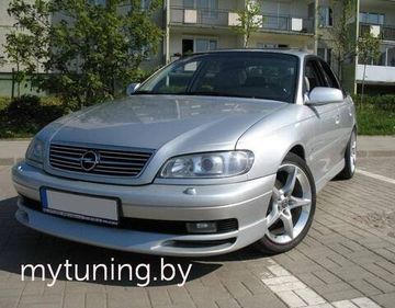 Накладка на передний бампер Rieger для Omega В/С  рестайлинг