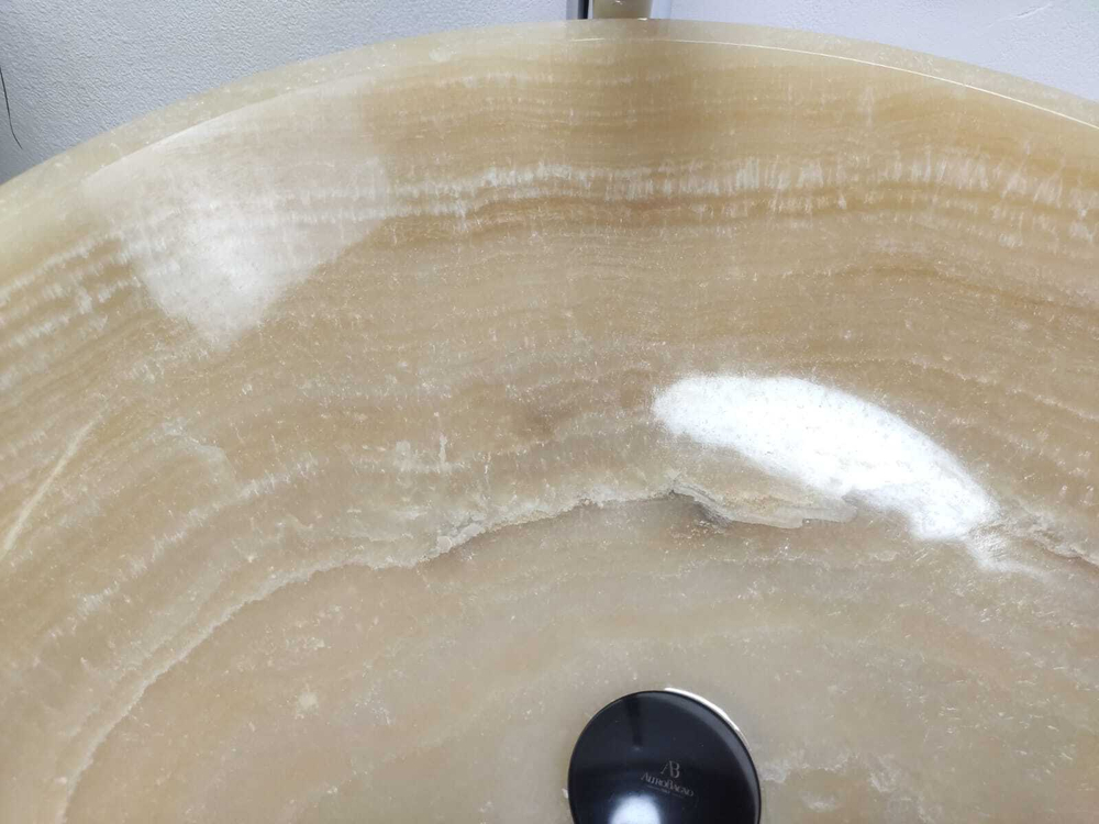 Раковина из оникса Bowl Yellow Big BO-61070 50*50*17