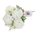 Искусственные цветы «Летнее вдохновение» Гортензия 30см цвет белый