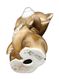 &&& Фарфоровая статуэтка "Олимпийский мишка" (Дулево)