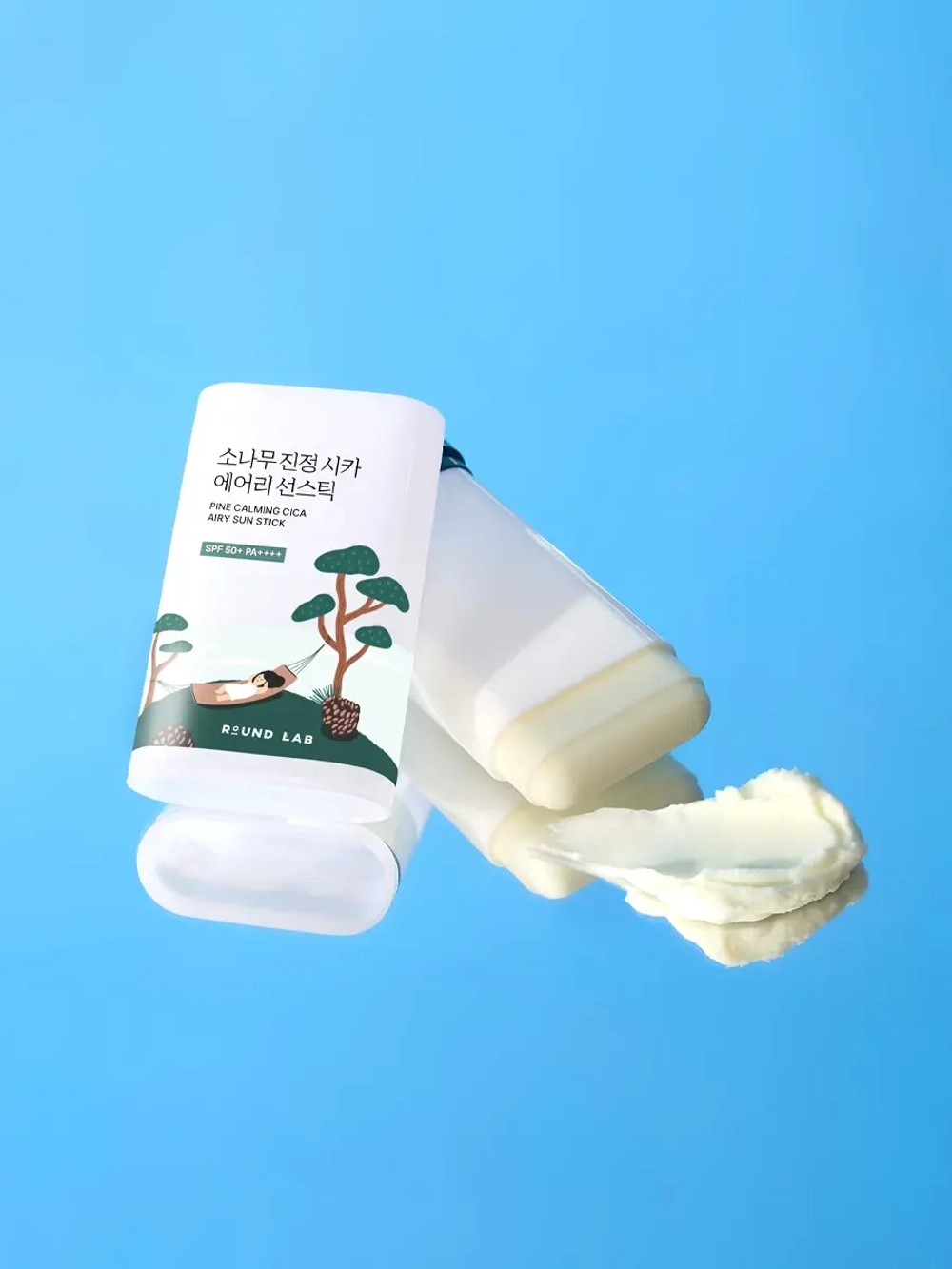 Round Lab Солнцезащитный стик с сосной и центеллой для проблемной кожи Pine Calming Cica Airy Sunstick 19 гр