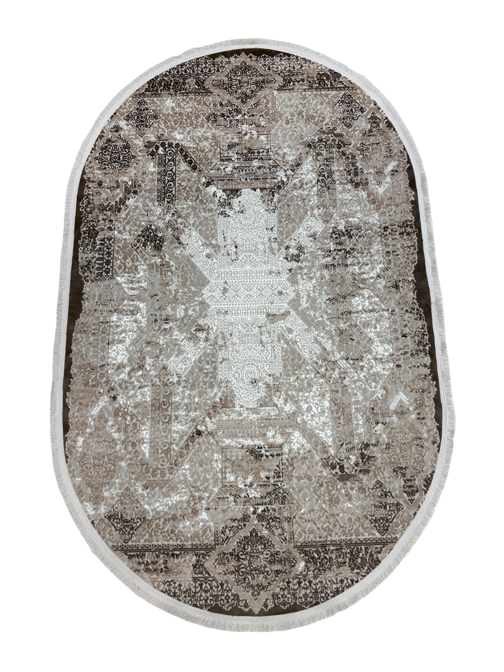 Ковер Sanat Viscon 36950A Beige/Braun Овал