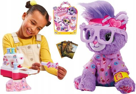 Талисман Little Live Pets - Мягкая плюшевая игрушка Волшебная швейная машинка - фиолетовая собачка 30173