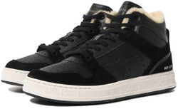 Premiata Quinn-D Черные кожаные с мехом