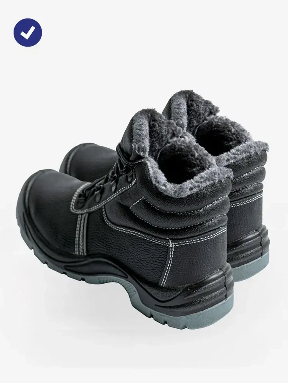 Ботинки рабочие зимние, подошва двойная ПУ/ПУ - ПОД ЗАКАЗ