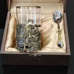 Чайный набор "Охотник" с ложечкой