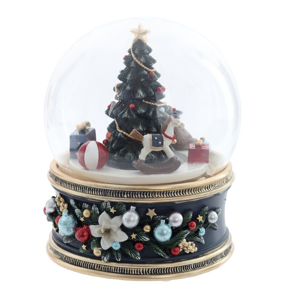 GAEM Фигурка декоративная "Рождество" в стекл шаре (муз, движ, ААх3,н/п), L11 W11 H14 см