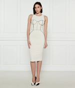 Платье Elisabetta Franchi - экрю(AB72451E2)