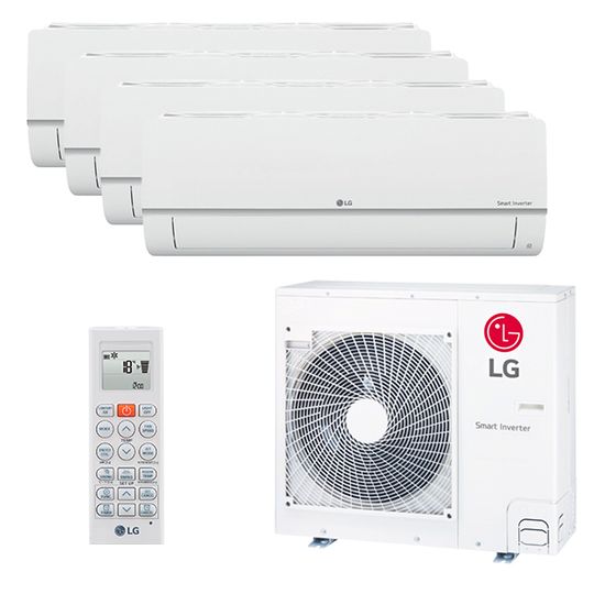 Мультисплит система на 4 комнаты LG PM09SP.NSJ x 4 / MU4R27.U42