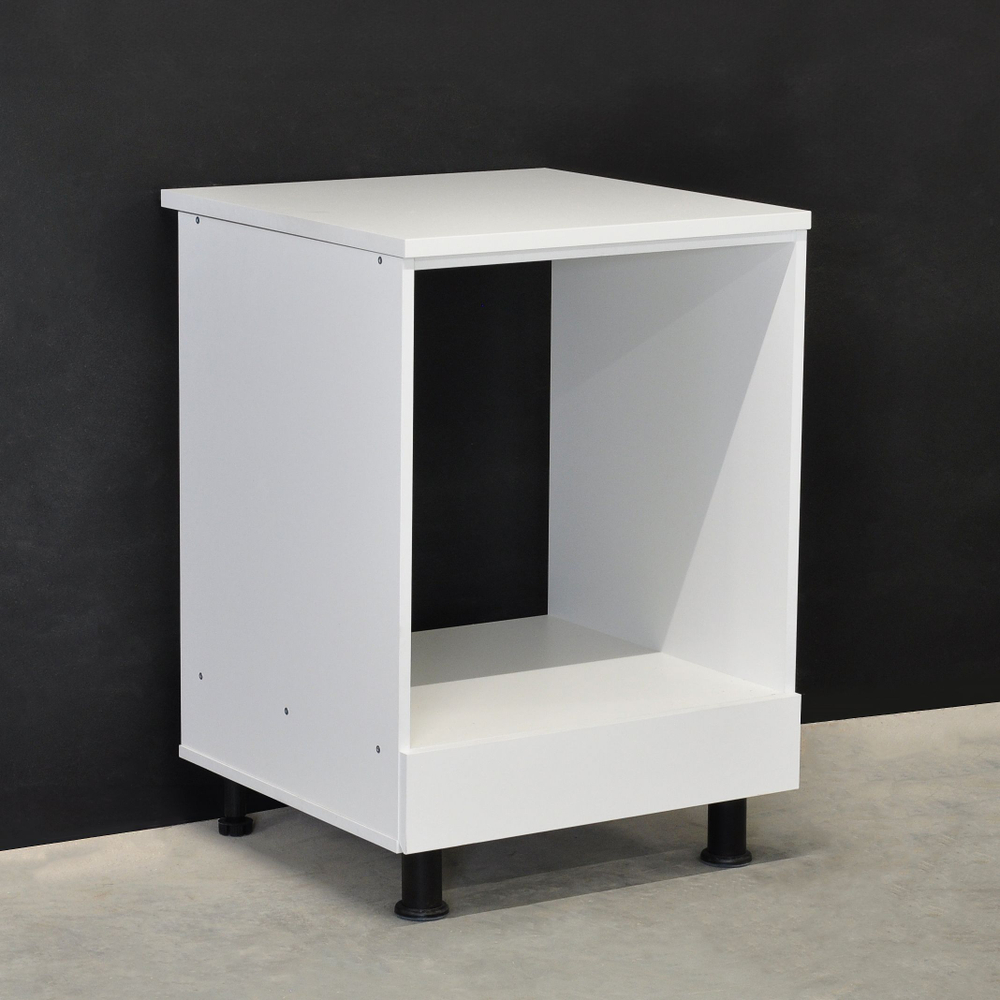 Кухонный модуль напольный, 60х60х85, Валенсия, под духовой шкаф, со столешницей, белый / дуб, Dipriz