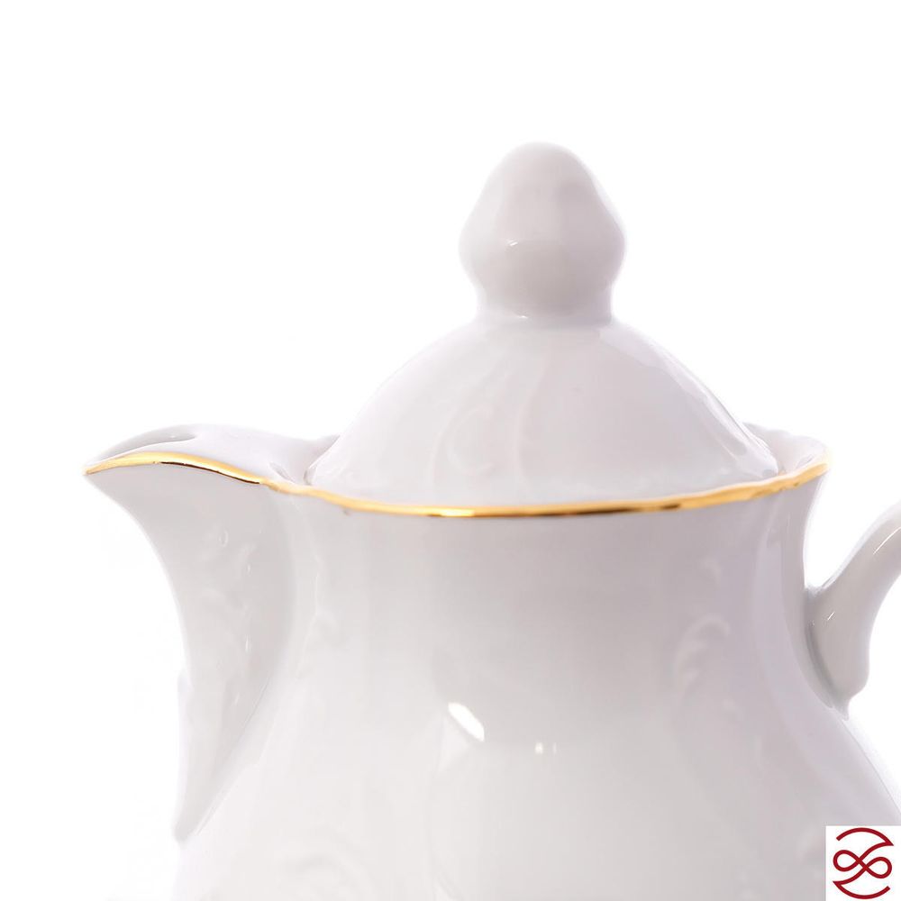 Чайный сервиз на 6 персон Bernadotte Белый узор 22 предмета