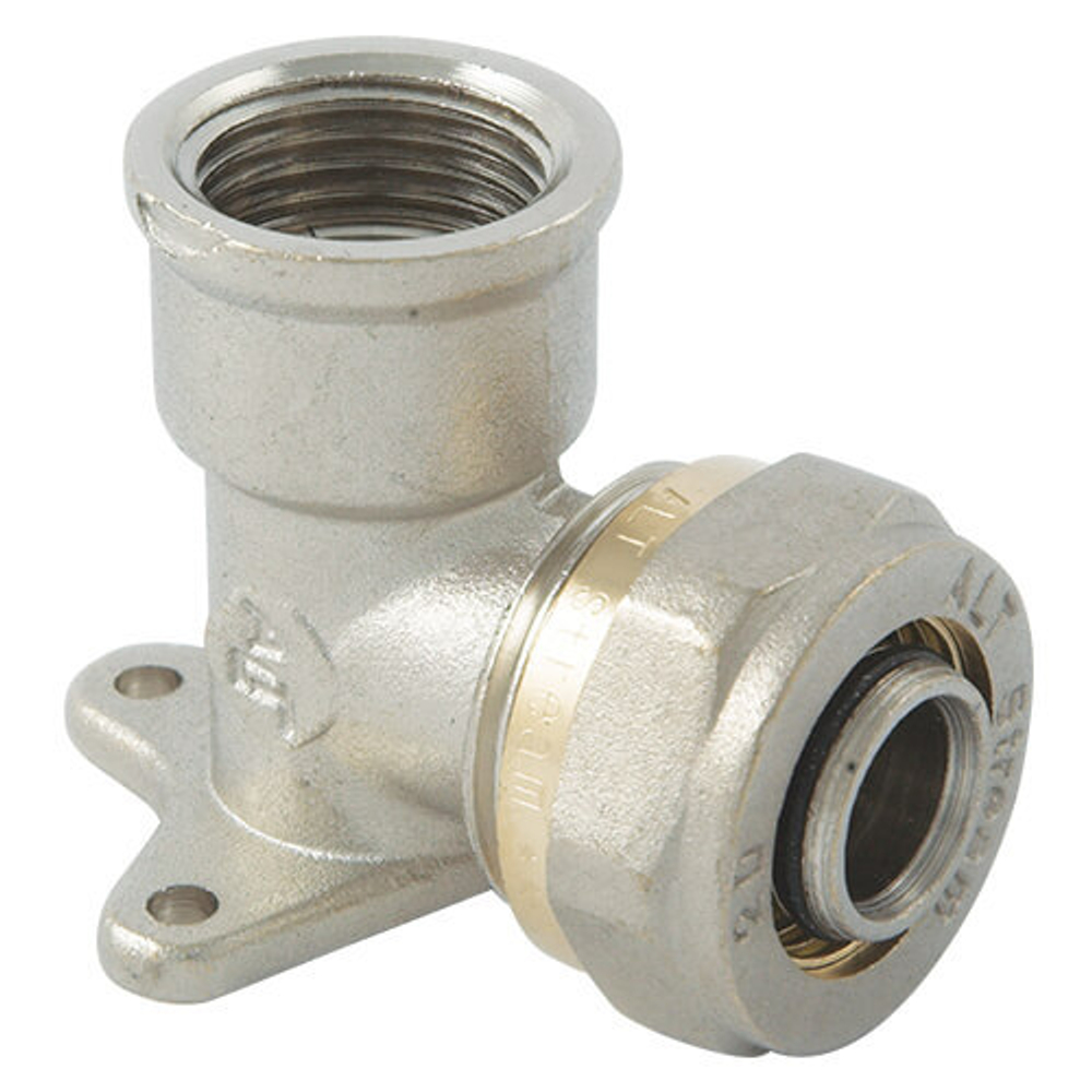 Угольник AltStream цанговый 16x1/2" внутренняя резьба с креплением