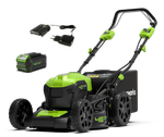 Аккумуляторная самоходная газонокосилка Greenworks GD40LM46SPK4, 2506807UB.40v, 46см, АКБ 4 А·ч и ЗУ