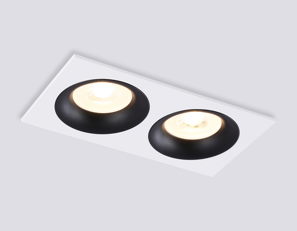 Светильник встраиваемый TN102732/2 WH/BK белый/черный GU5.3 175*92*23