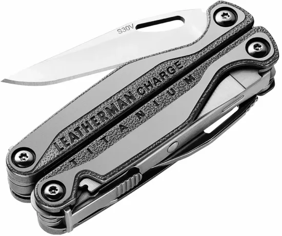 Мультитул Leatherman Charge Plus TTi 832528 титановый 19 функций