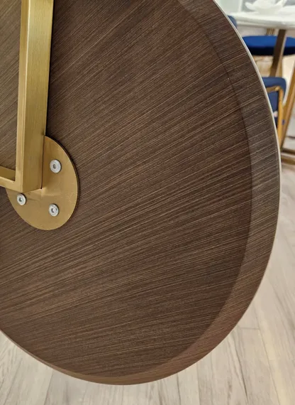 Журнальный столик 9679, две столешницы, керамика, металл