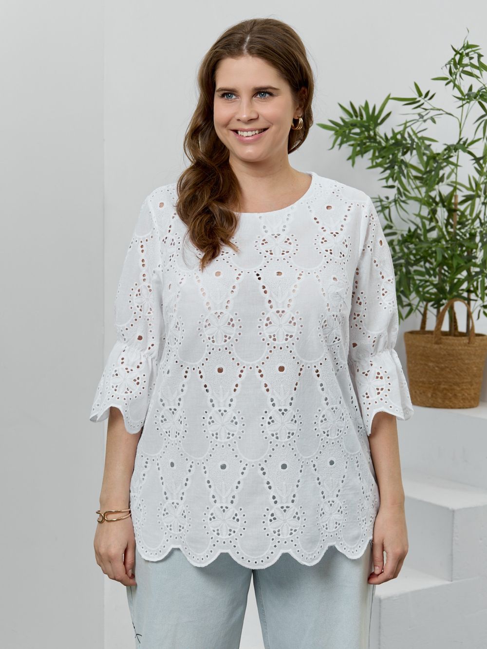 Блузка Милица-1 Виотекс БЕЛЫЙ -4