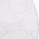 Салфетка на стол 38см «Бесконечность», белая