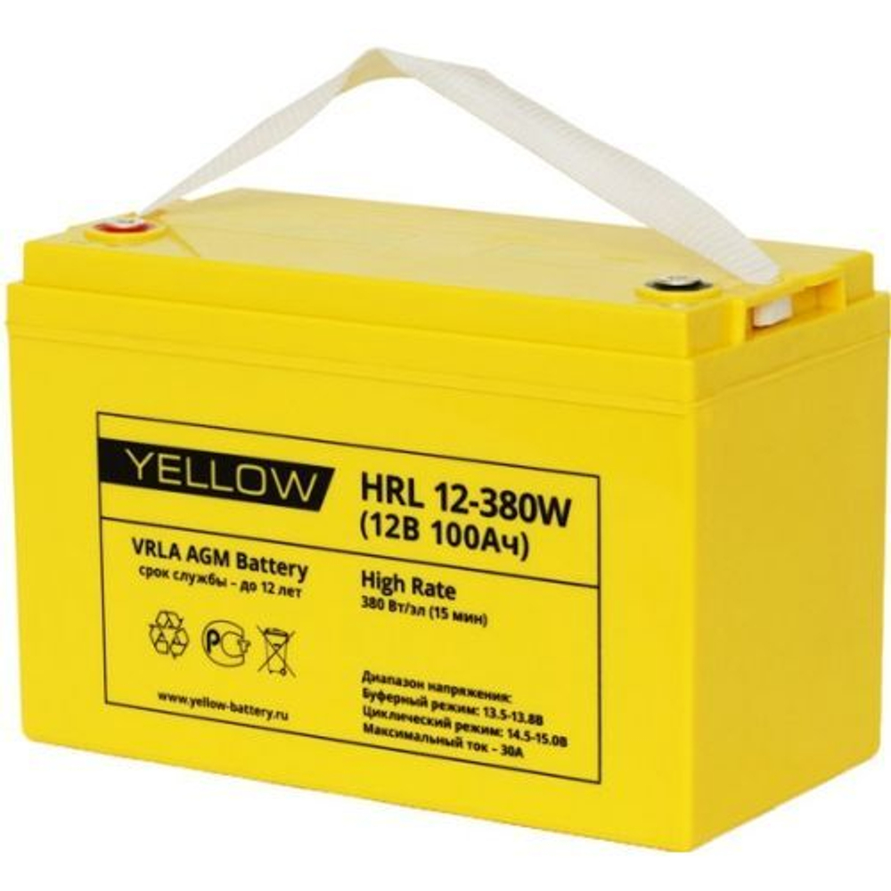 Аккумуляторная батарея Yellow HRL 12-380W