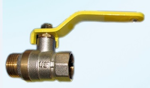 Кран Шаровой Газовый 1/2" ПМ (рычаг)