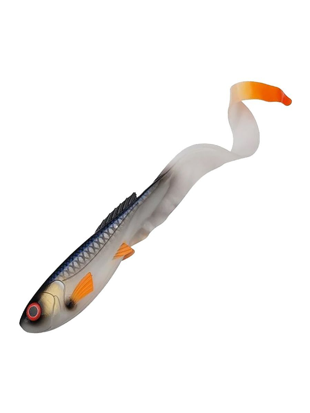 Приманка мягкая твистер Abu Garcia Beast Curl Tail, 210 мм, 4 шт, Firetiger