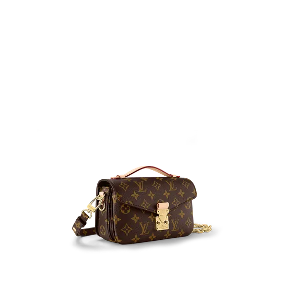 Сумка Louis Vuitton Pochette Metis East West коричневый
