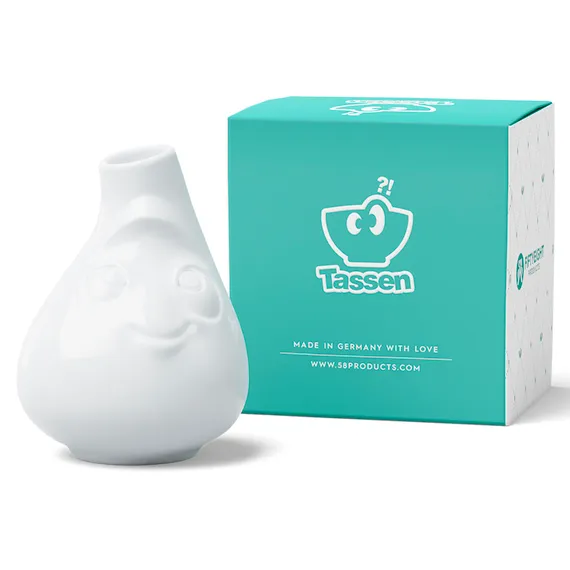 Ваза cute, 10 см, белая