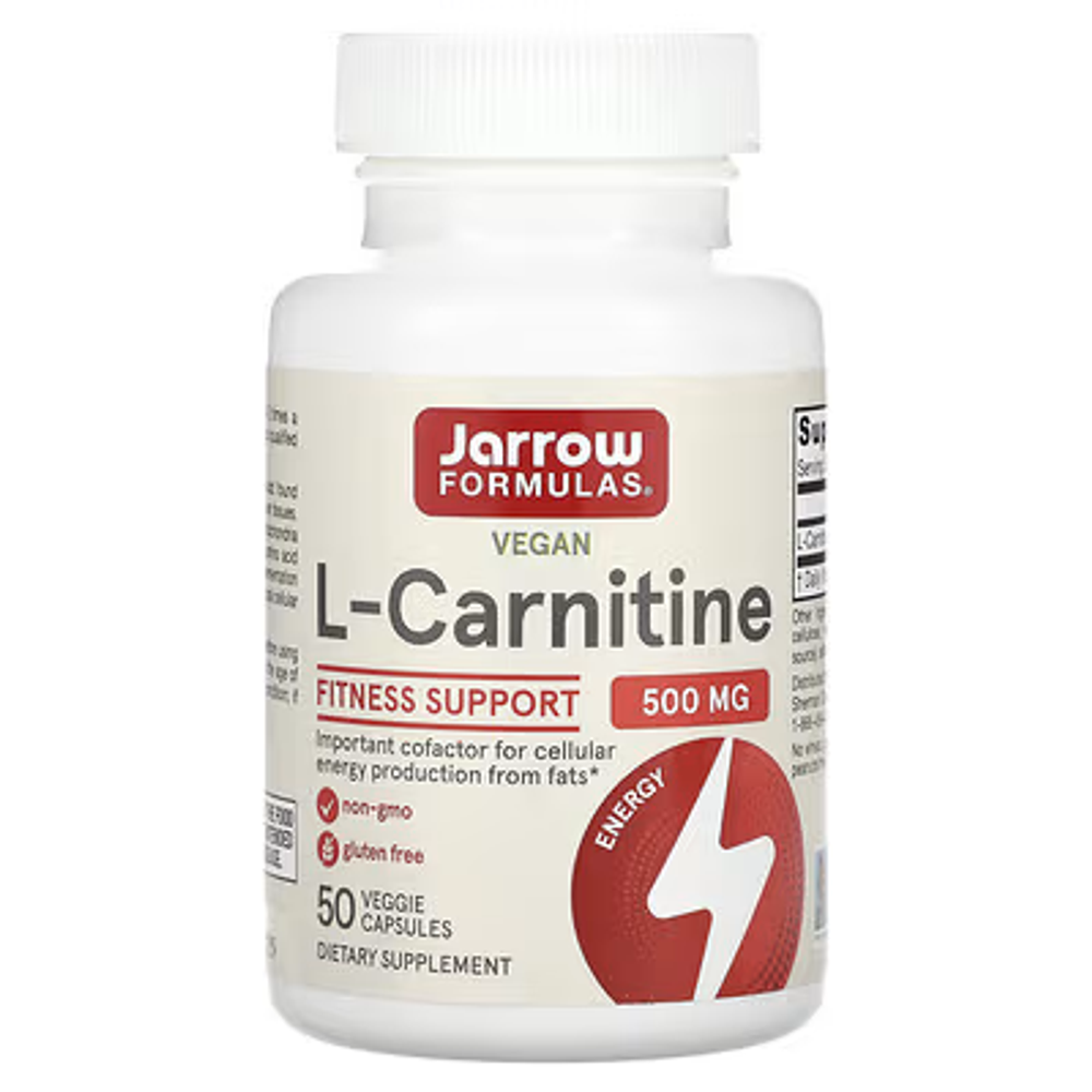 Jarrow formulas L-Carnitine 500 50 vegcaps.